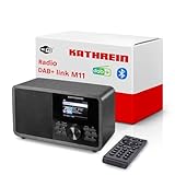 Kathrein DAB+ link M11 I DAB Plus Radio mit EWF I Digitalradio DAB+ & UKW, Internetradio I WLAN...