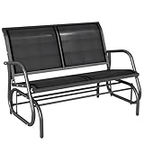 Outsunny Schaukelstuhl 2-Sitzer Gartenbank Gartenschaukel Sitzbank Parkbank Metall Gartenmöbel...