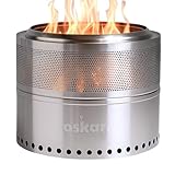 Oskar Feuerschale Edelstahl Ø50 cm | Feuerstelle für Garten & Terrasse | Robust, hitzebeständig &...