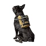 OneTigris Eureka K9 Hunderucksack, Kleiner Hundebackpack mit Kotbeutelspender zum täglichen Wandern...