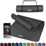 ALPIDEX Yogamatte Extra Dick 1,5 cm Gymnastikmatte 3 Größen E-Book rutschfest Phthalatfrei Fitness...