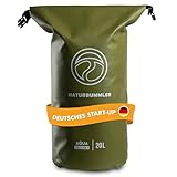 NATURBUMMLER® Dry Bag 20L [Aqua Secure+] 100 % wasserdichte Tasche mit Schultergurt &...