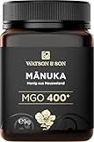 Watson & Son Manuka Honig MGO 400+ 1000g | Premium Qualität aus Neuseeland