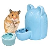 Hamster Trinkflasche Keramik Automatischer Wasserspender Meerschweinchen Trinkwasser Feeder, Hamster...