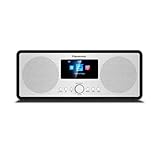 Panasonic RF-D40EG-K Internet- und DAB+/FM-Radio mit Bluetooth, 6 Watt, 7,5 cm Lautsprecher, 2,4...