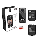 SJCAM C300 Pocket Action Kamera 4K30fps, 1.33'' Touchscreen Sportkamera, 2.4G/5G Dual WiFi 20MP...