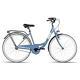 MYLAND City Bike VICOLO 26.1 26x1-3/8 Zoll 1v Damen Blau Größe M (City)