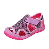 Outdoor Mädchen Jungen Strandschuhe Nicht-Kinder Kinder Sandalen Sommer Baby Schuhe N, rose, 26 EU