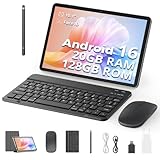 SVITOO 2025 Neueste Tablet, 10 Zoll, 20GB RAM+128GB ROM (1TB TF) mit Hülle, Stift, Tastatur und...