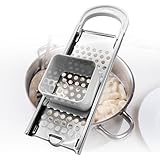 Dunkwckore Spätzlehobel, Spätzlereibe Edelstahl mit Teigschlitten, Spätzlepresse, Spätzlebrett,...