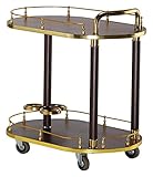 XDLEDMKIZ Servierwagen für Hotels, Restaurants und Bars, Minibarwagen, Campingwagen,...