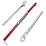 PRIJESSE Auto Abschleppstange 1,9m mit Federdämpfung für PKW, Anhängerkupplung und Traktor, Max....