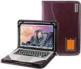 Broonel - Contour Series - Lila Leder Laptop Fall/Hülse - Kompatibel mit dem Dell XPS 17 9730 17'...