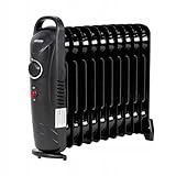 Volteno Ölradiator Mini Elektrische Heizung Mit Thermostat 1200 W 11 Rippen Radiator Heizung...