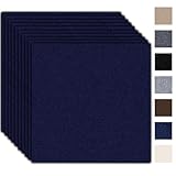 Teppichfliesen 30x30cm Selbstliegend - 10 Stück Set - 0.9m² - Teppich Bodenbelag,...