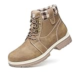 ANJOUFEMME Frauen Wandern Schnee Winterstiefel - Damen Trekking Walking Stiefel Wasserdicht Camping...