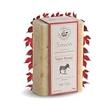 Feste Bio - Eselsmilchseife – Duftseife mit Roter Weinrebe – 98% pflanzliche Inhaltsstoffe –...