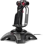 Speedlink PHANTOM HAWK Flight Stick - Joystick für PC/ Computer, Controller für Simulator-Spiele,...