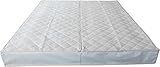 Frottee Wasserbettbezug Auflage Bezug Baumwolle für Wasserbett Rundumbezug (180 x 200 cm)