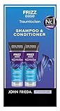 John Frieda Frizz Ease Traumlocken Set - Shampoo, 250ml & Conditioner, 250ml - Haartyp: wellig,...