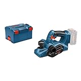 Bosch Professional 18V System Akku Hobel GHO 18 V-LI (ohne Akkus und Ladegerät, in L-BOXX)