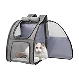 Transporttasche Atmungsaktiv Katzentransportbox Hundetransportbox Faltbar Transportbox...