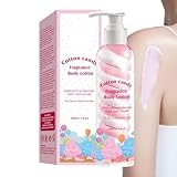 Körperlotion Zuckerwatt, parfümiert - Feuchtigkeitsspendendes Garn | Sanfte nicht fettende Creme...