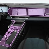 FDHWINGI Auto Innenraum Zubehör Folie Transparent TPU Konsole Anti-Scratch Resist Film GPS Radio...