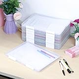 A4-Aktenaufbewahrungshüllen, Kunststoff-Dokumenten-Organizer, Sammelalbum und Zeitschriftenhalter...
