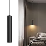 Klighten Pendelleuchte GU10 Zylinder, Hängelampe LED mit Leuchtmittel 5W 472LM, Hängeleuchte...