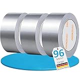 ZWERKZEUG Panzertape - 3 Rollen - Reparatur Klebeband - Gewebeband - extra stark - wasserfest -...