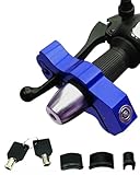 Greluma 1 Stück Robustes Motorradschloss,diebstahlsicheres,verstellbares Fahrradlenkerschloss zur...