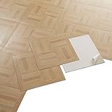 GENERIQUE - PVC Bodenbelag - Selbstklebende Fliesen - Heller Holzboden-Effekt - Beige - 2,04m²/22...