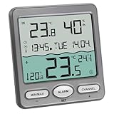 TFA Dostmann Venice Poolthermometer, 30.3056.10, zur Überwachung der Wassertemperatur in Pool,...