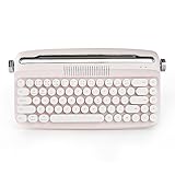 YUNZII aktualisierte kabellose Schreibmaschine Vintage-Tastatur mit integrierter Halterung,...
