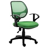 IDIMEX Kinderdrehstuhl COOL höhenverstellbar & Schwenkfunktion Dunkelgrün mit bequemen Armlehnen...