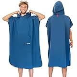 AUTDOOR® Mikrofaser Badeponcho Damen & Herren - nachhaltig aus 100% recycelten PET-Flaschen -...