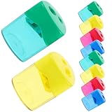 DIYEAH 12 Stück Teiliges Manuelles Bleistiftspitzer und Verstellbare Spitzenstärke Praktisches...