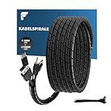 shinfly 2×6 m Kabelspirale Kabelschlauch Satz, Flexibler Spiral Kabelschutzschlauch zum Management...