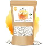 MICROFLORANA® MSM Kapseln – 400 Stück – 480 mg reines MSM je Kapsel – Hochdosiert & vegan...
