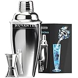 Cocktailshaker Set - Premium Bar Kit mit kostenlosem Messbecher - Cocktailrezepte Broschüre - 0,7L...