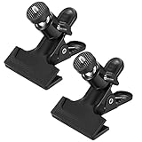 2 Stück Klemmhalter, Kamera Blitz Halterung Set, 360 Grad Kamera Klemme Clips, Klemmstativ...