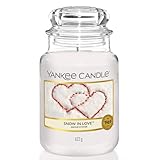 Yankee Candle Duftkerze im Glas (groß) / Snow In Love / Kerze mit langer Brenndauer bis zu 150...