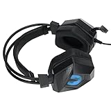 USB-Gaming-Headset, Atmungsaktive Schaumstoff-Ohrpolster und Omnidirektionales Mikrofon, 110 DB...