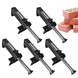 Mauerwerks Schnurläufer – Maurerschnur Werkzeug, 2/5 Stück Ziegelverlegewerkzeug | Drahtzieher...