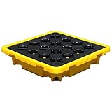 Auffangschale mit abnehmbarem Gitter – chemikalienbeständige Bund-Auffangschale für Ölfässer...