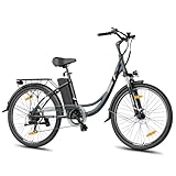 Touroll B1 26 Zoll City E-Bike mit 250W Motor und 36V 15.6Ah Akku Pedelec Cityräder Elektrofahrrad,...