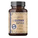 L Glutamin Kapseln – 210 Kapseln – 750mg reines L-Glutamin pro Tagesdosierung – hochwertige...