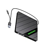 Psdndeww Externe Laufwerke für Laptop, tragbarer USB-Disc-Player, externe Festplatten mit...