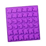 Ipetboom Eiswürfelform Silikon Einhorn Mold für Eis Pudding und Snacks DIY Silikonform für...